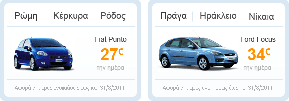 Ενοικιαζόμενα Αυτοκίνητα